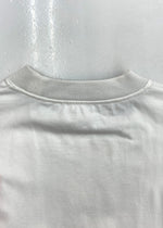 ディーゼル DIESEL T STREAP DIVISION ロゴ Tシャツ クルーネック 半袖 カットソー 刺繍 白 A03750 Tシャツ ロゴ ホワイト Mサイズ 104MT-1338