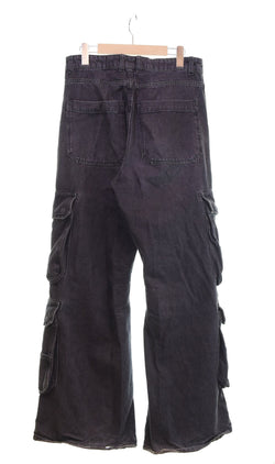 ディーゼル DIESEL D-SIRE-CARGO-S ワイドカーゴデニム A11871 デニム ブラック 25 103MB-582