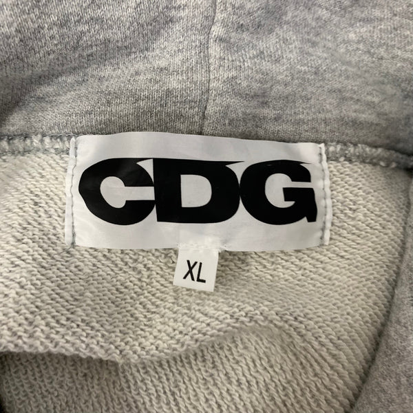 コムデギャルソン COMME des GARCONS CDG ベター Better コラボ ST-T004 パーカ グレー XLサイズ 201MT-4347
