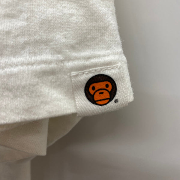 ア ベイシング エイプ A BATHING APE KAWS MILO TEE Tシャツ ホワイト Lサイズ 201MT-3968