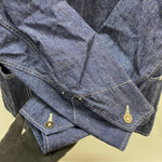 【曜日割引対象外】 BRAND tatsunosuke デニム カバーオール WWⅡ ジャケット ブルー 40サイズ 201MT-4770 VB