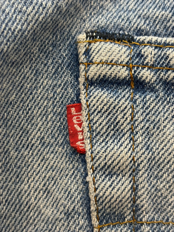 【曜日割引対象外】 リーバイス Levi's 80's 505 W33 デニム ブルー 201MB-763 VB