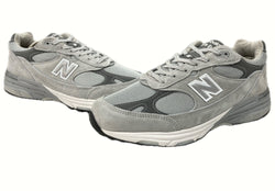 ニューバランス new balance 22年製 MR993 ABZORB アブゾーブ ローカット シューズ スエード USA製 灰色 MR993GL メンズ靴 スニーカー グレー 27.5cm 104-shoes572