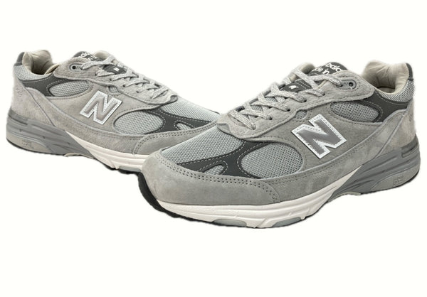 ニューバランス new balance 22年製 MR993 ABZORB アブゾーブ ローカット シューズ スエード USA製 灰色 MR993GL メンズ靴 スニーカー グレー 27.5cm 104-shoes572