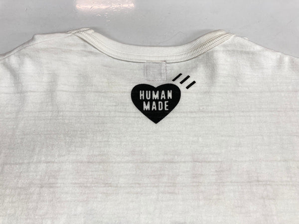 ヒューマンメイド HUMAN MADE 23SS GRAPHIC T-SHIRT #08 センター ハート ロゴ 白  2XL Tシャツ プリント ホワイト 104MT-240