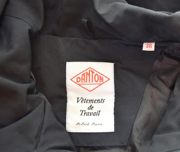 ダントン DANTON hoodie parka long down coat フーディ パーカ ロング ダウン コート 38 JD-8744 LAS ジャケット ブラック 38 103LT-152