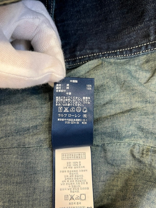 ラルフローレン RalphLauren Cortland デニム ファイヤーマン ジャケット ジャケット ネイビー Lサイズ 101MT-5062