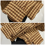 【曜日割引対象外】 ヴィンテージ vintage 30's WOOLRICH Wool Shirt NRAタグ チェック 長袖シャツ ブラウン 201MT-3804 VB