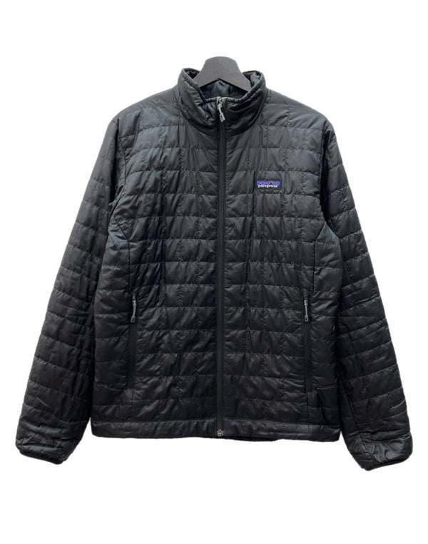 パタゴニア Patagonia 20SS NANO PUFF JACKET ナノ パフ ジャケット ジップアップ キルティング PRIMALOFT アウトドア アウター 黒 84212SP20 ジャケット ロゴ ブラック Sサイズ 104MT-2200