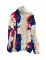 オフホワイト OFF-WHITE 19AW Fake Fur Zip Anorak フェイクファージップアノラック グラデーションフェイクファージップジャケット OMEA186E19E20002 ジャケット マルチカラー Mサイズ 101MT-5434