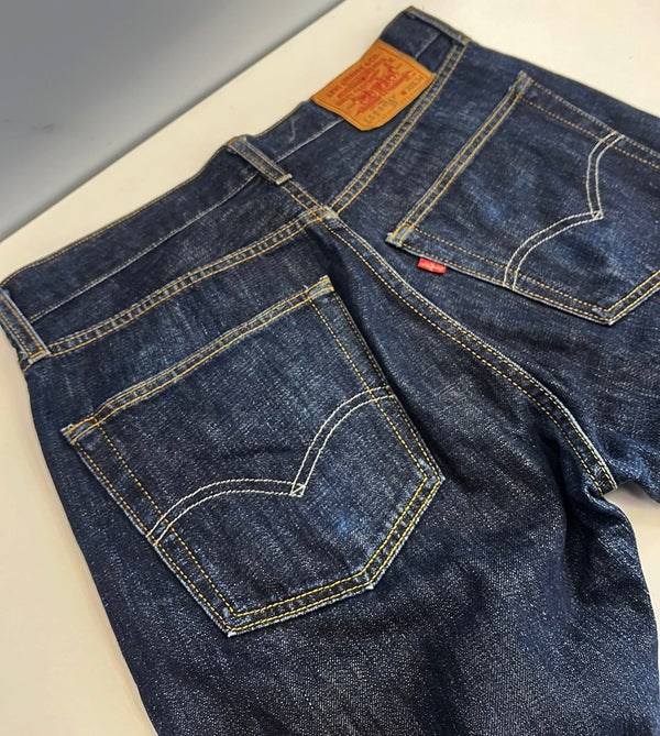 ステューシー STUSSY リーバイス LEVI’S シルバーステッチ 32インチ 50567 デニム ネイビー W32×L34 101MB-601