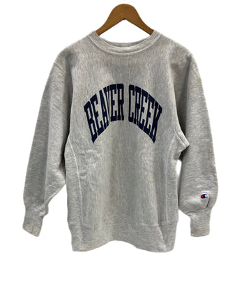 チャンピオン Champion 90's 90年代 刺繍タグ REVERSE WEAVE リバースウィーブ Beaver Creek vintage ヴィンテージ MADE IN USA アメリカ製 スウェット グレー Lサイズ 101MT-3950