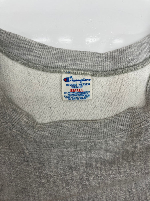チャンピオン Champion 80s 80年代 トリコタグ REVERSE WEAVE リバースウィーブ  USA製 ヴィンテージ カレッジ BOSTON 灰色 スウェット プリント グレー Sサイズ 104MT-2277