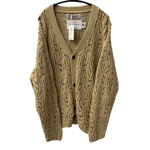 ダイリク DAIRIKU 21SS Children Hand Knitting Cardigan カーディガン ベージュ Fサイズ 201MT-4808