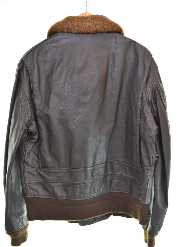 アビレックス AVIREX G-1 レザー フライトジャケット ムートン ボア ブルゾン  42 ジャケット 103MT-3510