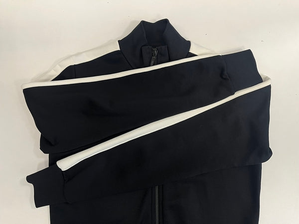 ディーゼル DIESEL Dロゴワッペン サイドライン ジップアップスウェット トラック ジャケット 黒 F-JAM-D ジャージ ブラック Sサイズ 101LT-148