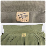 【曜日割引対象外】 ヴィンテージ vintage 60's TROOPER ユーティリティシャツ ポプリン ジャケット カーキ Sサイズ 201MT-4550 VB
