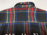 ウィンダンシー WIND AND SEA CPO SHIRT JACKET シャツ ステンカラー フロントボタン ロゴ 刺繍 WDS-O-GEN-23-Q2-JK-06 ジャケット チェック マルチカラー Lサイズ 104MT-1882