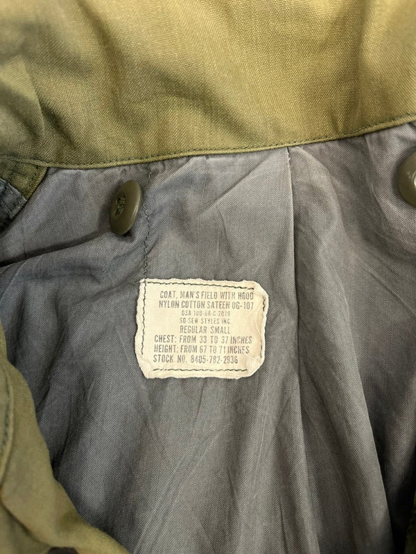 ミリタリー military ヴィンテージ Vintage 60s 68年製 M-65 フィールドジャケット グレーライナー 2nd ジャケット カーキ Sサイズ 101MT-4872
