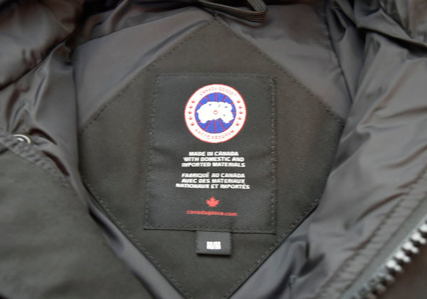 カナダグース CANADA GOOSE MACMILLAN PARKA マクミラン ダウンジャケット 黒 3804M ジャケット ブラック Mサイズ 103MT-1206