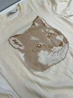 メゾンキツネ MAISON KITSUNE フォックスヘッド メリノウール クルーネック FOX HEAD CREW KNIT IU00527KT1058 XS セーター ホワイト SSサイズ 101MT-5265