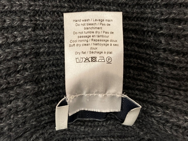 ルメール LEMAIRE 22AW BALACLAVA KNIT CAP バラクラバ ニット キャップ 目だし帽 帽子 灰 KN677 LK121 帽子 メンズ帽子 その他 無地 グレー Mサイズ 104H-43