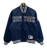 フェルコ FELCO ©1997 70周年 New York Yankees ヤンキース MLB スタジャン ナイロンジャケット ジャケット ネイビー Lサイズ 101MT-5071
