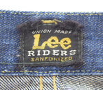 リー Lee 50s Vintage 101Z センター黒タグ GRIPPER ZIPPER 革パッチ ボタン裏X 赤耳 50's ヴィンテージ  デニム ネイビー 103MB-627