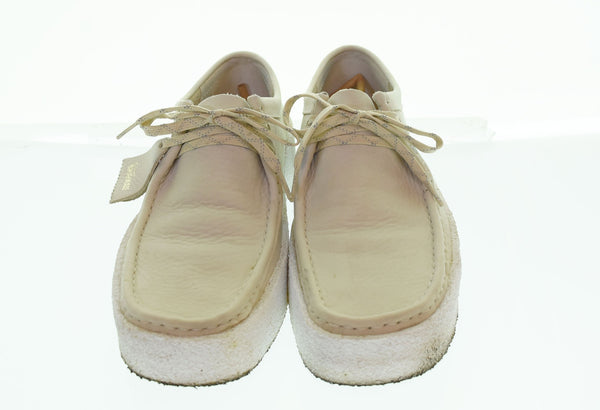 クラークス Clarks WALLABEE CUP ワラビー カップ モカシン 厚底 シューズ 白 26158153 メンズ靴 モカシン ホワイト 27cm 103S-1138