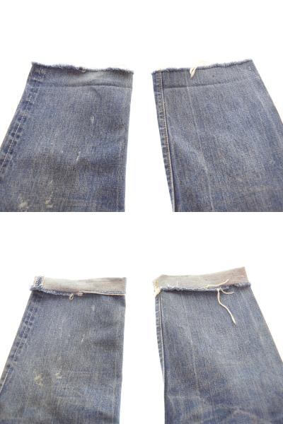 リーバイス Levi's 70s 66前期 505-0217 ボタン裏刻印5 42TALON 平行ステッチ スモールe 脇割り 70's デニム ブルー 36/34 103MB-508
