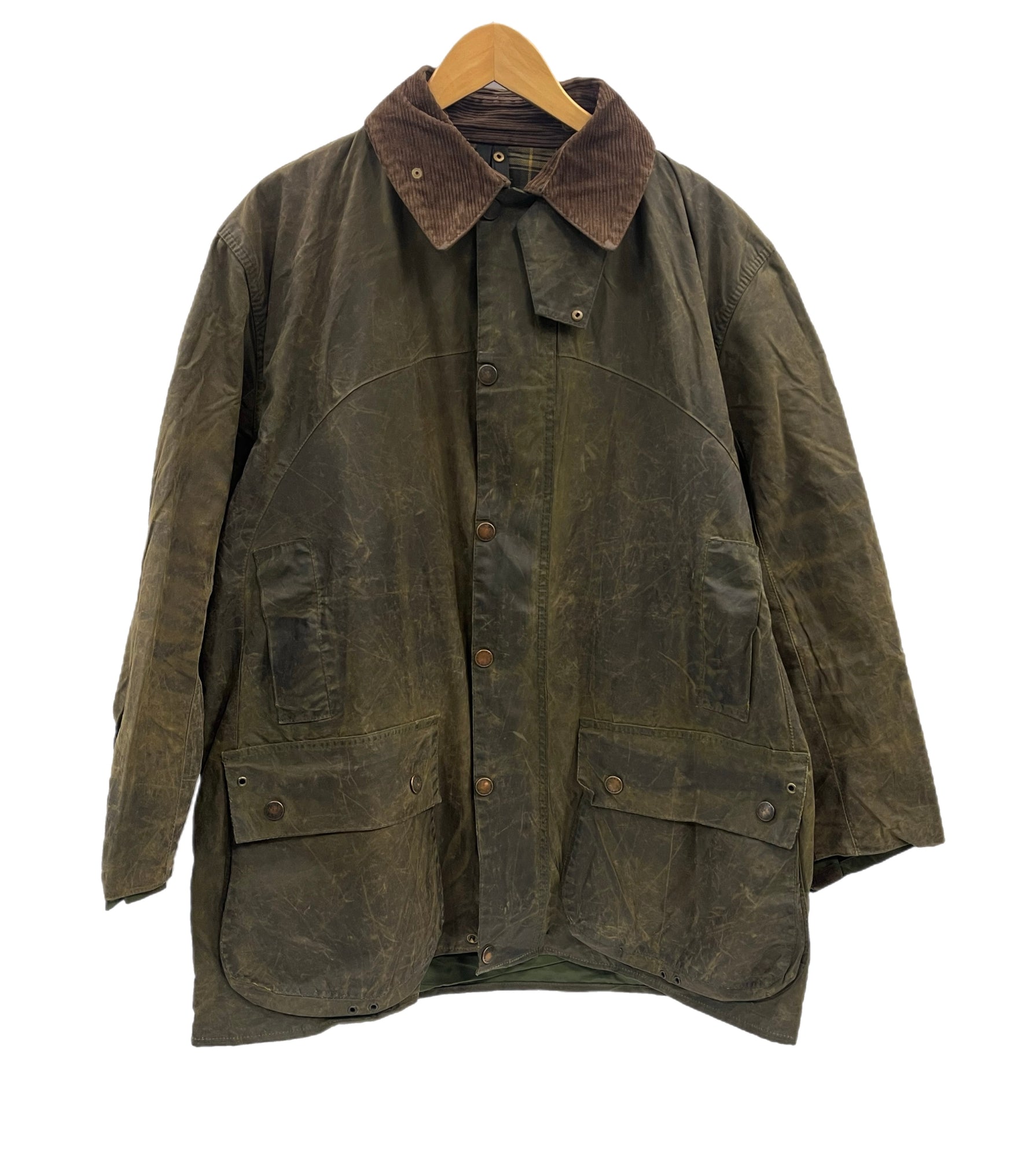 バブアー BARBOUR BORDER JACKE ボーダージャケット ワックス コットン
