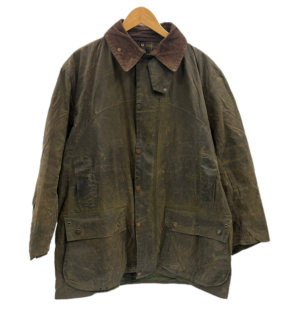 バブアー BARBOUR  BORDER JACKE ボーダージャケット  ワックス コットン オイルドジャケット コート C44 ジャケット カーキ 101MT-5346