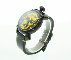 ガガミラノ GaGa MILANO マヌアーレ バイオニックスカル 手巻き 腕時計黒 5062 01S メンズ腕時計ブラック 103T-41