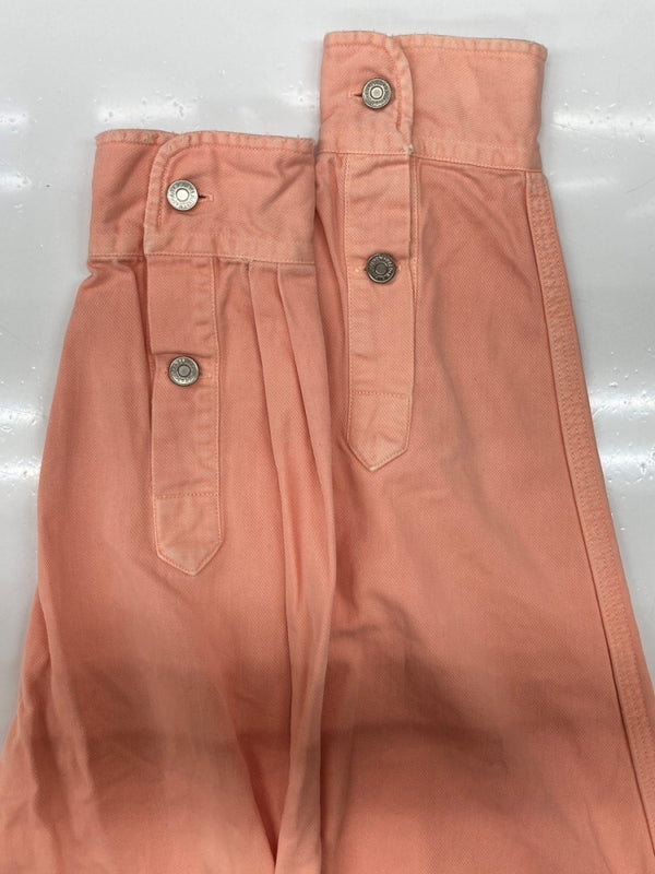 ラルフローレン RalphLauren POLO COUNTRY 90s WORK SHIRT ワーク シャツ タックボタン デニム 長袖 長袖シャツ 無地 ピンク Lサイズ 104MT-2267