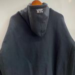 【曜日割引対象外】 ステューシー STUSSY × Champion 90's フルスナップボタン REVERSE WEAVE パーカ ブラック Lサイズ 201MT-4765 VB