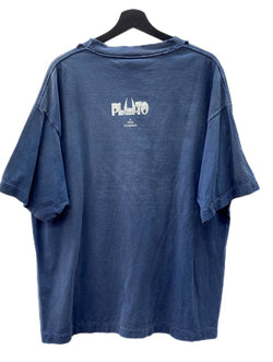 セントマイケル SAINT MICHAEL 24AW × PLUTO プルートゥ PT SS TEE アトム Tシャツ エイジング 加工 フォト 半袖 アニメ 漫画 紺 SM-YS1-0000-C29 Tシャツ プリント ネイビー XLサイズ 104MT-1282