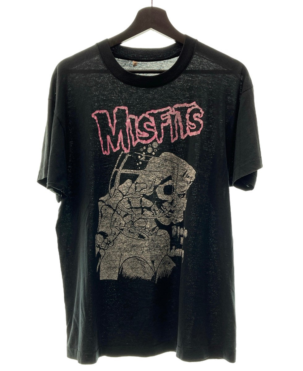 バンドTシャツ BAND-T 80's Misfits ミスフィッツ Die, Die My Darling SCREEN STARS  スクリーンスターズ 袖裾 シングルステッチ 黒 XL Tシャツ プリント ブラック 104MT-165 古着通販のドンドンサガール