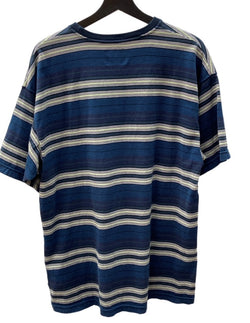 ダブルタップス WTAPS 22SS URBAN TERRITORY アーバン テリトリー ボーダー Tシャツ 紺 221ATDT-CSM31 サイズ 03 Tシャツ ボーダー ネイビー 104MT-1303