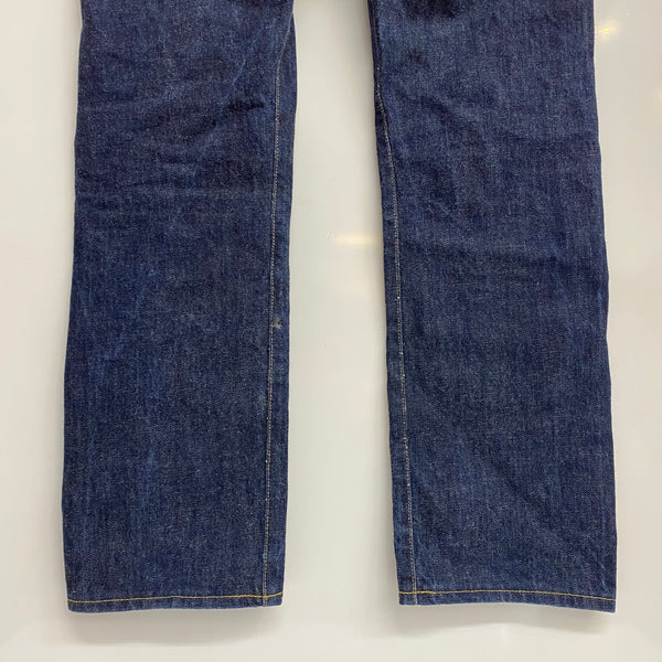 【曜日割引対象外】 ダブルアールエル RRL LOW STRAIGHT ONCE WASHED JEAN USA製 セルビッチ R144RB03 デニム ブルー 29×30サイズ 201MB-926 VB