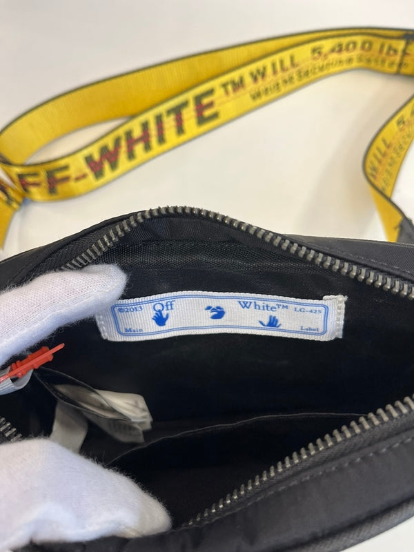 オフホワイト OFF-WHITE NYLON Belt bag ナイロン ベルト ショルダーバッグ 黒 OMNA110F20FAB001 バッグ メンズバッグ ショルダーバッグ・メッセンジャーバッグ ブラック 101bag-217