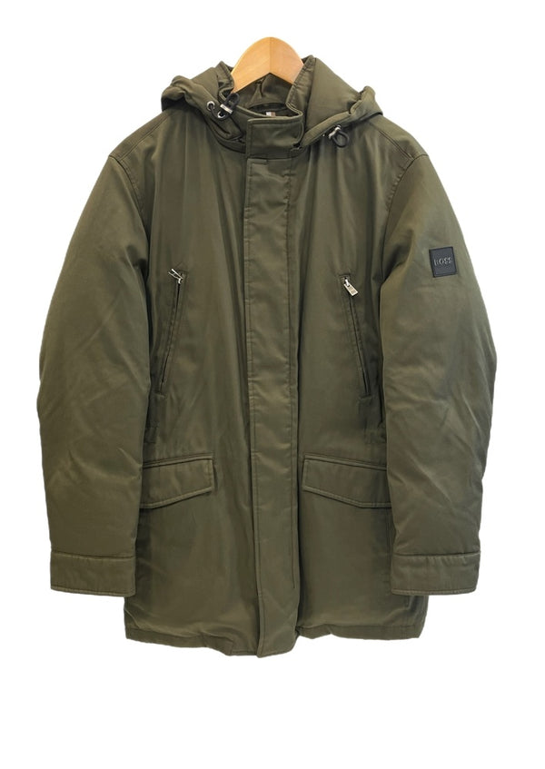ヒューゴボス HUGO BOSS ダウンコート ダウンジャケット UK48 ジャケット カーキ 101MT-5013