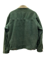 エルエルビーン L.L.Bean 70s 80s DENIM JACKET デニム ジャケット Gジャン カバーオール ブランケット ヴィンテージ アウター 緑 S945 ジャケット 無地 カーキ Sサイズ 104MT-1783