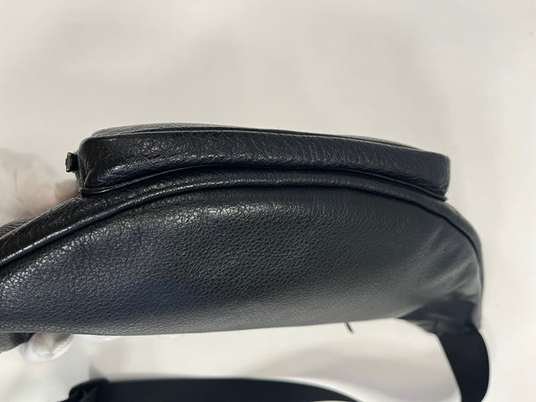 シュプリーム SUPREME レザーウェストバッグ ボックスロゴ BOXLOGO 黒 バッグ メンズバッグ ボディバッグ・ウエストポーチ ブラック 101bag-172