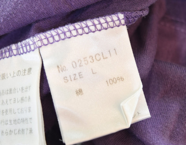 ヒステリックグラマー HYSTERIC GLAMOUR COURTNEY LOVE HELLO BOYS pt T-SH フォトプリント 長袖Tシャツ 0253CL11 ロンT パープル Lサイズ 103MT-3124