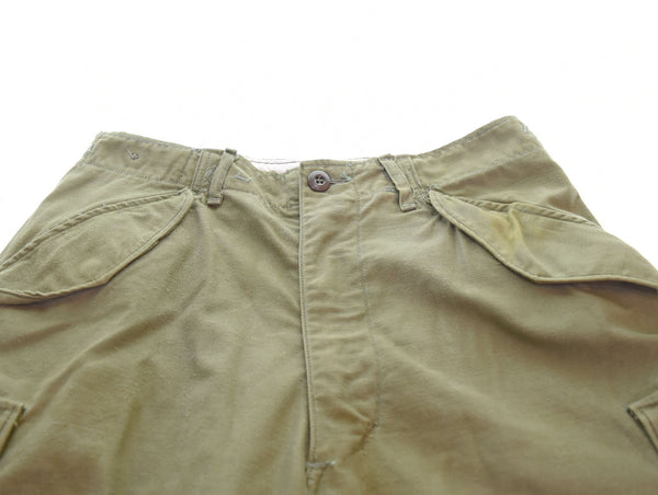 ミリタリー Military 70s USARMY M-65 70's アメリカ軍 片爪TALON 8415-782-2951 カーゴパンツ カーキ S-R 103MB-544