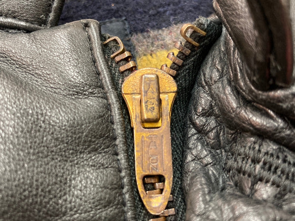 リー Lee 101LJ STORM RIDER ストームライダー レザージャケット ライダース カウレザー 牛革 黒 サイズ 38REG ジャケット 無地 ブラック 104MT-2232