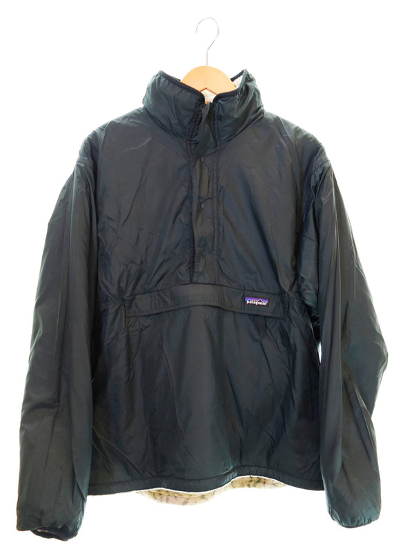 パタゴニア PATAGONIA 1994 米国製 GLISSADE PULL-OVER グリセード プルオーバー フリースジャケット マリ柄 29361 ジャケット ベージュ Lサイズ 103MT-1682