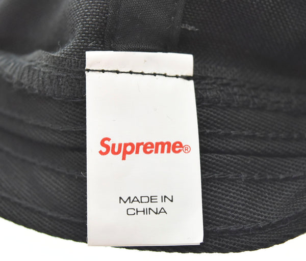 シュプリーム SUPREME CORDURA Small Box Cap コーデュラ ナイロン スモール ボックスロゴ キャップ 黒 帽子 メンズ帽子 キャップ ブラック 103H-21