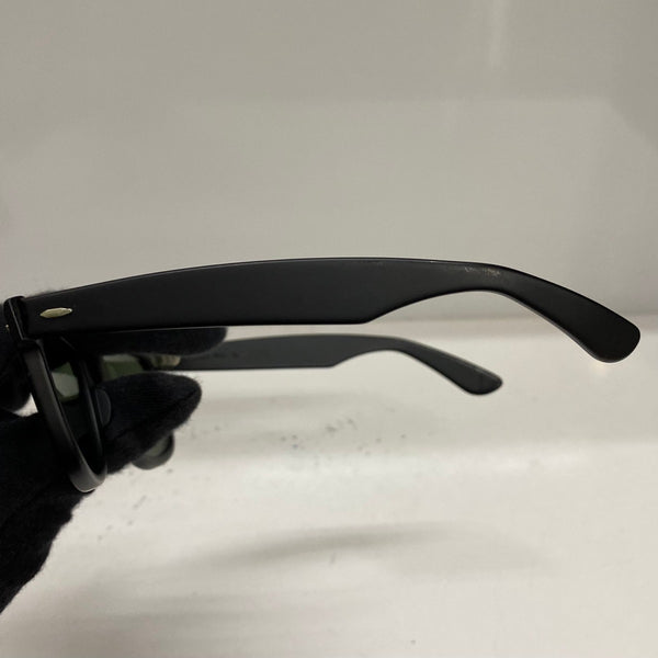 【曜日割引対象外】 【中古】レイバン Ray-Ban 80's B&L 5022 マッドブラック USA製 WAYFARER 眼鏡・サングラス サングラス ブラック 201goods-801 VB