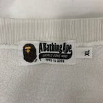 アベイシングエイプ A BATHING APE スウェット ホワイト XLサイズ 201MT-4819